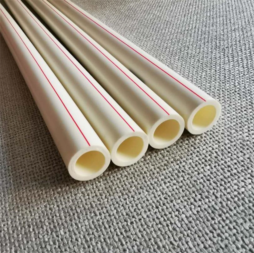 Professional Manufactured White/Green PPR Plastic Pipe for Cold&Hot Water Supply