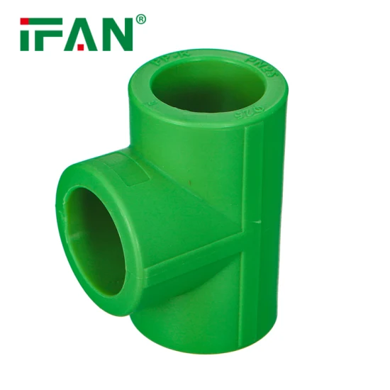 Conexões para tubos Ifan PPR Cor verde tamanho 20 mm - 110 mm Conexões em T PPR