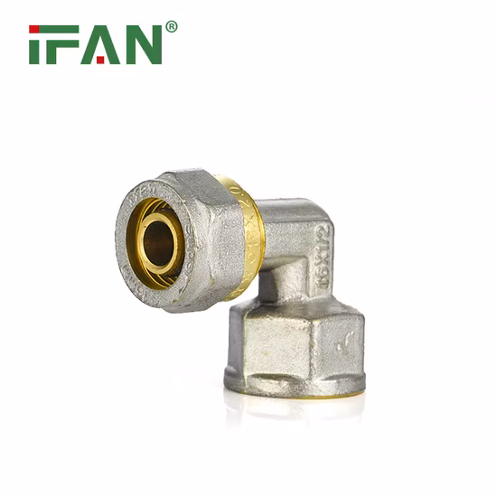 Customização Ifan Conexões de compressão de latão Pex Conexões de tubulação Pex de 20-32 mm