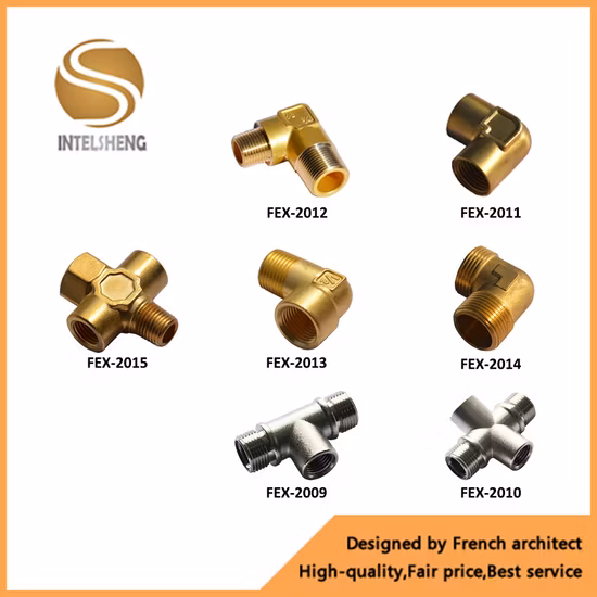Tubo de cobre de latão aprovado pela Ce para encanamento Mangueira de compressão Encaixe de tubo de compressão