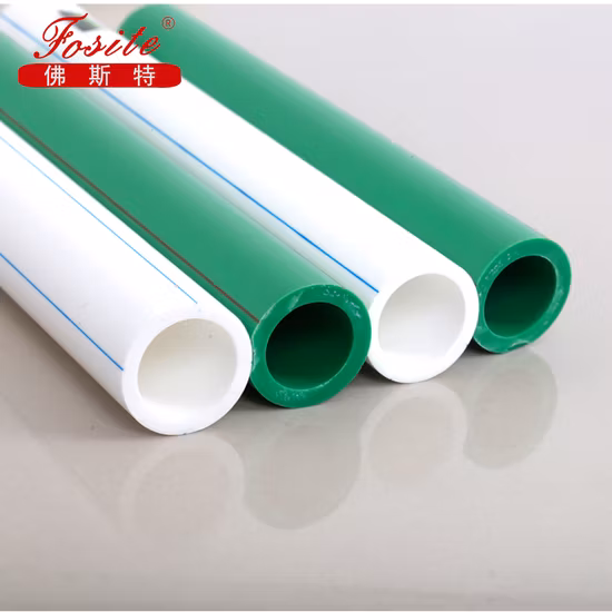 Tubo PPR Branco/Verde/Cinza Tubo e Conexões de Abastecimento de Água